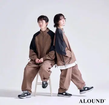 alound 나일론 셋업 M