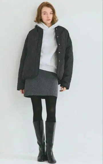 [24시간 이내 발송 택 포함 새상품] 코카 리버서블 블루종 차콜 M