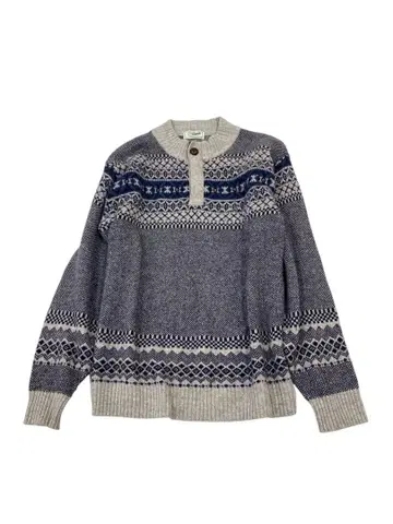 e267 CROCODILE 크로커다일 하프 지퍼 스웨터