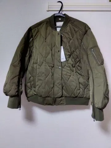 GU x rokh 퀼팅 블루종 L 사이즈 올리브