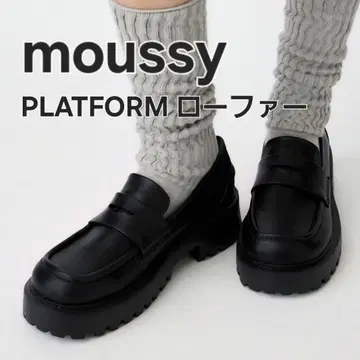 moussy PLATFORM 로퍼 / 블랙