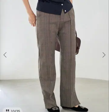 IENA 이에나 핀턱 사이드 슬릿 팬츠 핀턱 팬츠