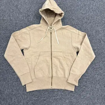 78 베이직 베이지 후드 부착 후드티