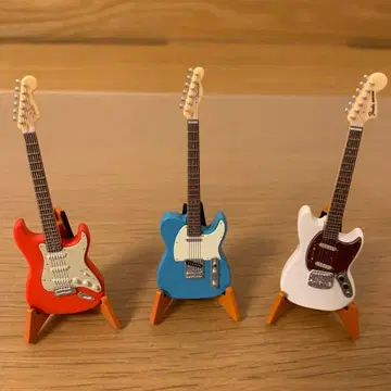 펜더 미니어처 기타 3종 세트