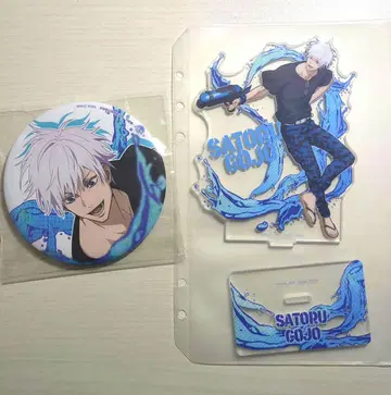 주술회전 세가 럭키 쿠지 고죠 사토루 캔뱃지 아크릴 스탠드