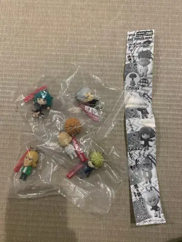 원펀맨 피규어 키체인 3 전 5종 풀컴프 가챠가챠