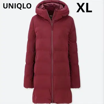 UNIQLO 심리스 다운 자켓 코트 XL 레드 빨간색