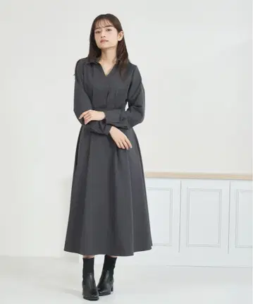 MISCHMASCH 스키퍼 턱 원피스 이번 시즌 신상