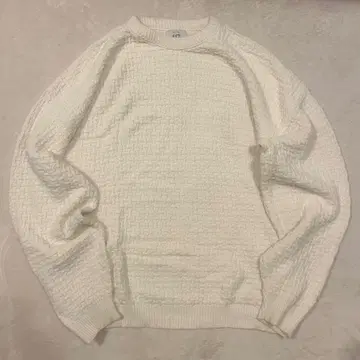 90s Van Heusen 417 니트 화이트