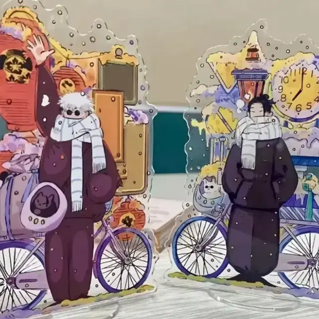 주술회전 고죠/게토 아크릴 스탠드