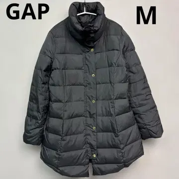 GAP 블랙 다운 자켓 M 퍼퍼 자켓 여성용