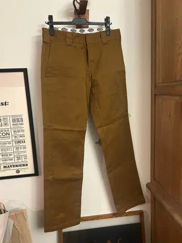 Dickies 브라운 워크 팬츠