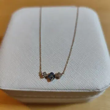 k10 사파이어 목걸이