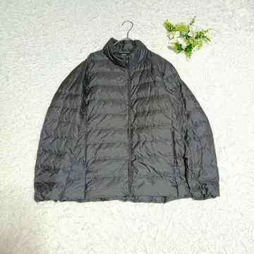 유니클로 XL 다운 자켓 그레이 라이트