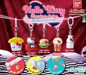 헬로키티 아메리칸 디자인 마커 액세서리 컴플리트 5종 세트