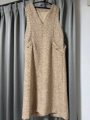 야마다야 오버롤 스커트 베이지