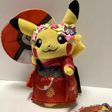 포켓몬 센터 교토 한정판 봉제 인형 마이코 피카츄