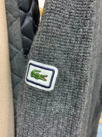 LACOSTE 그레이 니트 스웨터 M