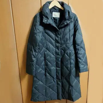 M's 인터내셔널 다운 코트 블랙 방한 다운+페더 롱