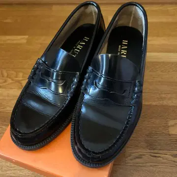 HARUTA 로퍼 24.5cm 3E #906 천연 가죽