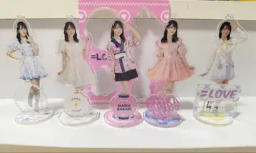 =LOVE 이코러브 사사키 마이카 아크릴 스탠드 5개 세트