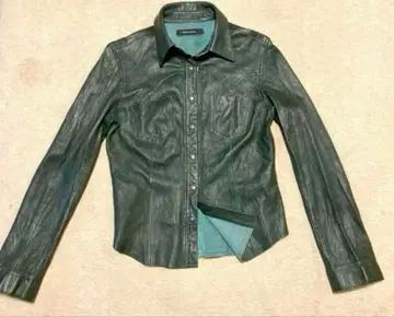 가죽 셔츠 자켓 y2k 기믹 그런지 아메카지 바이커