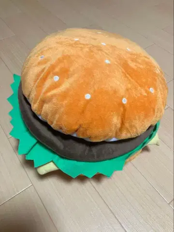 햄버거 모양 봉제 인형