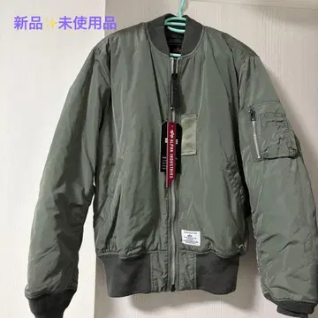ALPHA INDUSTRIES MA-1 플라이트 자켓 올리브 그린