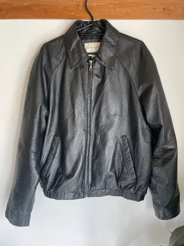 천연 가죽 래글런 가죽 자켓