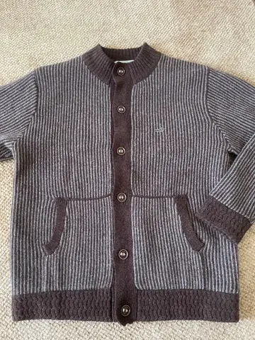 크로커다일 니트 블루종