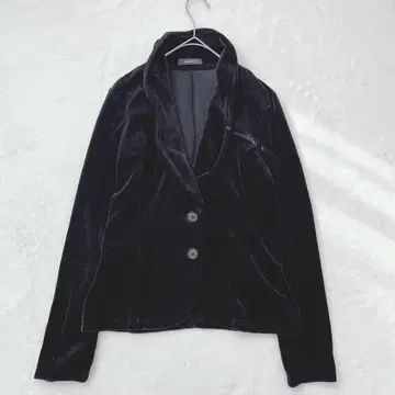 컴시즘 | 벨티드 테일러드 자켓 [ M ] 싱글 브레스 프릴 칼라