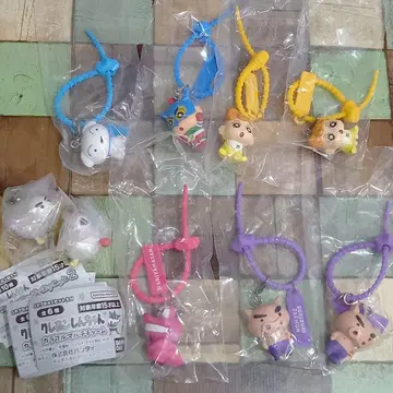 짱구는 못말려(크레용 신짱) 컬러풀 멀티 참 츠마은데츠나게테 마스코트 2