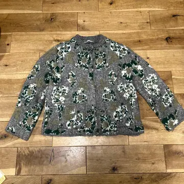 ZARA 꽃무늬 긴팔 가디건 L