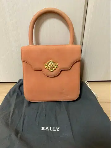 BALLY 핑크 가죽 핸드백