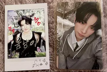 Weverse album YUMA 트레이딩 카드 & 폴라로이드