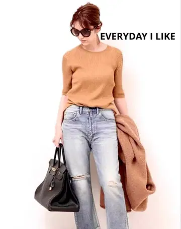 EVERYDAY I LIKE 에브리데이 아이 라이크 립 니트