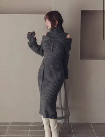 andmary Cameo knit set cardigan