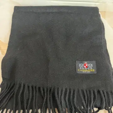 캐시미어 100% 블랙 머플러