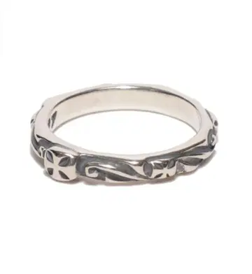 빌월레더 반지 19호 R202 - Thin Cross Ring