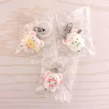 산리오 메지루시 액세서리 포근포근 스노우