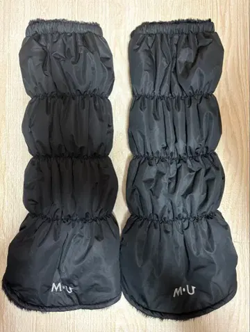 M.U 스포츠 블랙 레그 워머 F 사이즈