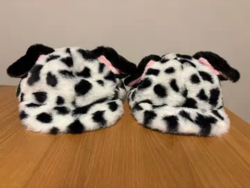 디즈니 101마리 달마시안 패턴 팬캡