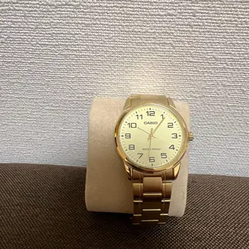 CASIO 골드 아날로그 손목시계