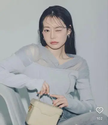 rirandture 오프숄더 튤 니트