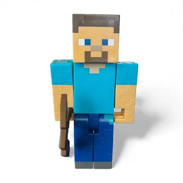 마인크래프트 스티브 마텔제 가동 피규어 피켈 부속 빅 사이즈