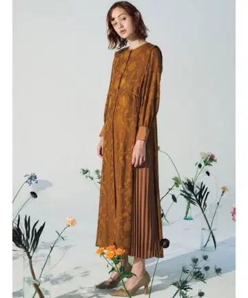 [] LADY 오팔 사이드 플리츠 원피스 결혼식