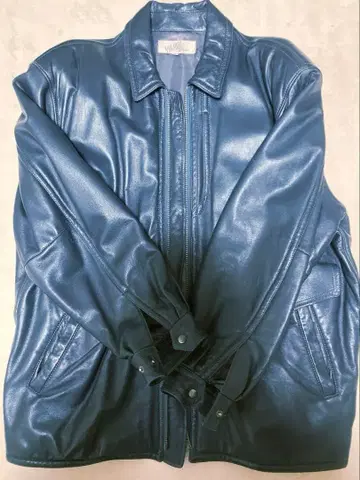 FAR EAST LEATHER 블랙 가죽 자켓 천연 가죽 빈티지