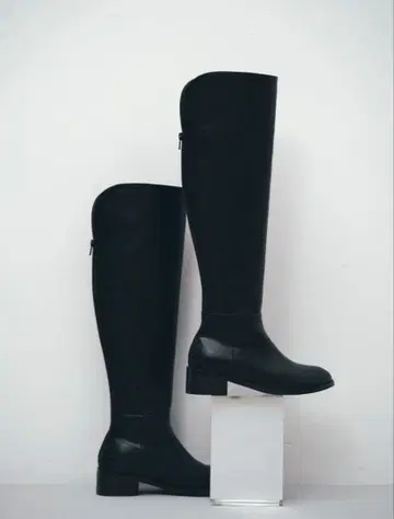[ Hiand ] Round-top Knee-High Boots