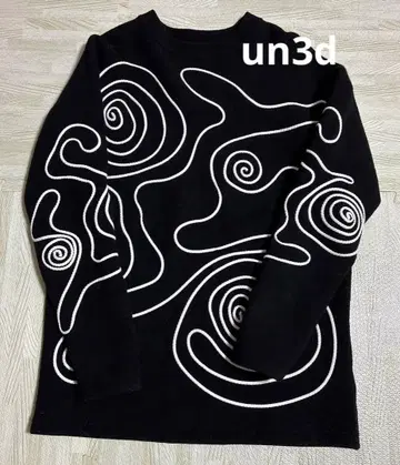 un3d 스와일 패턴 니트