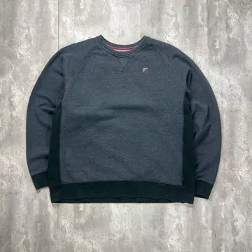 러셀 자수 로고 맨투맨 트레이닝복 그레이 L 6016